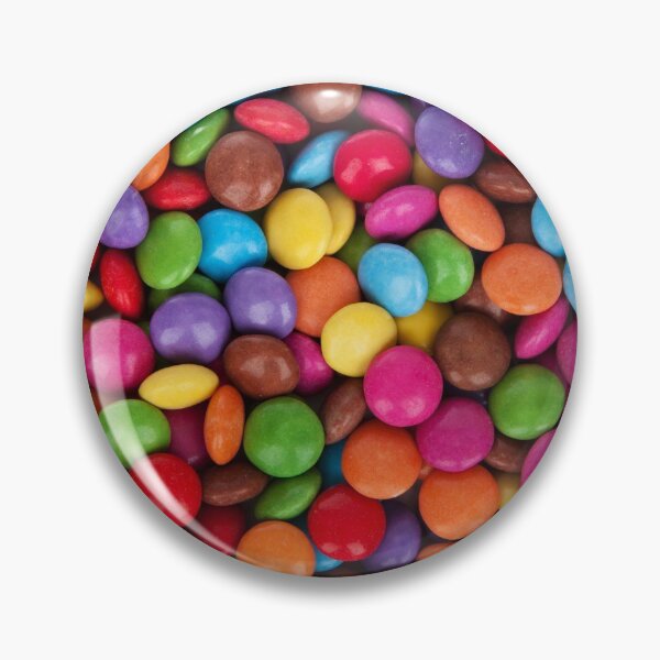 Item preview, Colorful Candy Texture M&Ms Skittles Rainbow Small Round Bite Candies designed and sold by CoitoCG.