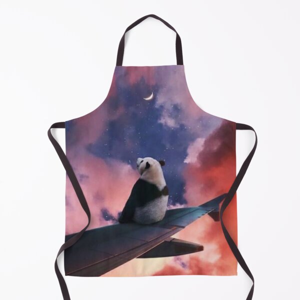 Item preview, Panda on the wing of the plane designed and sold by TALASHOP.