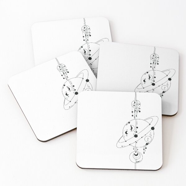 Item preview,  Twins zodiac sign, zodiac sign space tattoo minimalism geometry designed and sold by Darikdark.