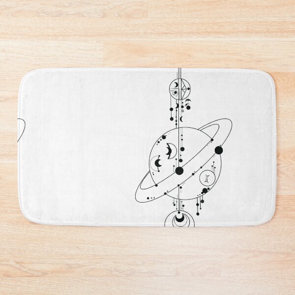 Item preview,  Twins zodiac sign, zodiac sign space tattoo minimalism geometry designed and sold by Darikdark.