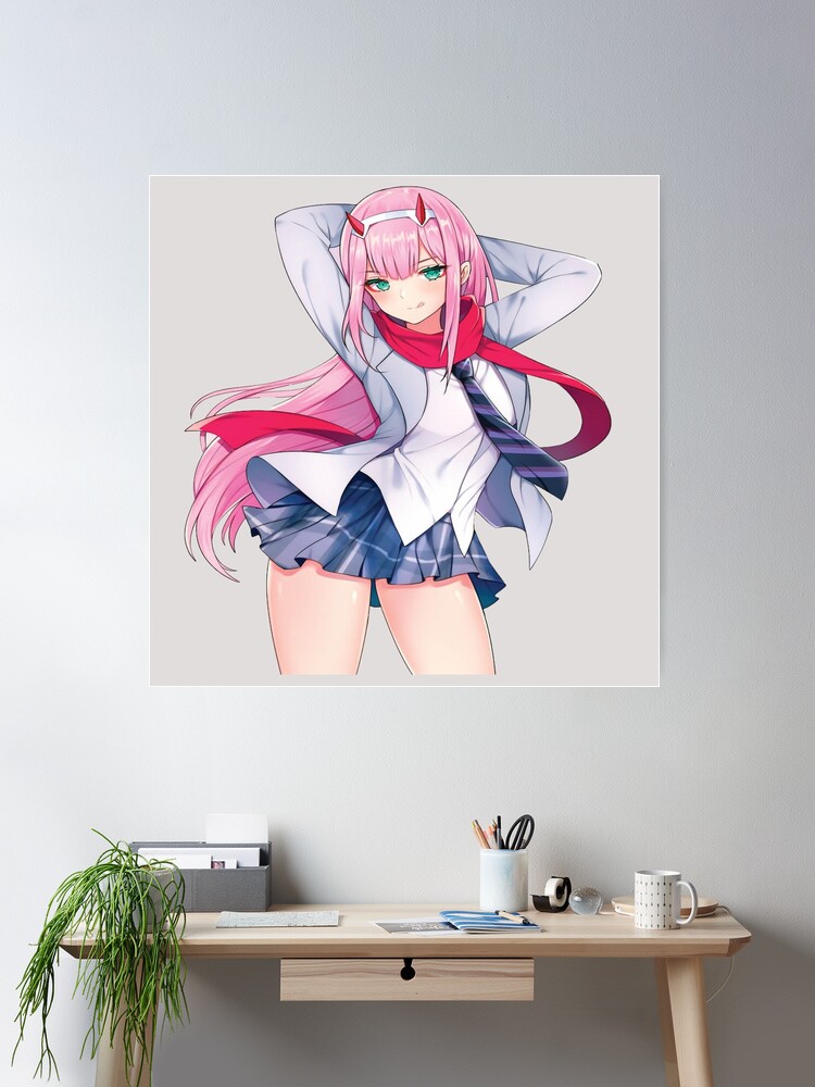 Zero Two Cute Posters Online - Shop Unique Metal Prints, Pictures,  Paintings