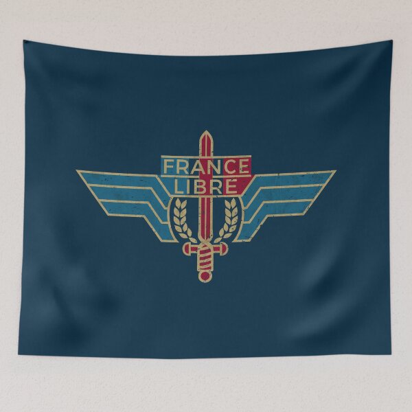 Item preview, France Libre Vintage Emblem V02 designed and sold by Royal-Elite.