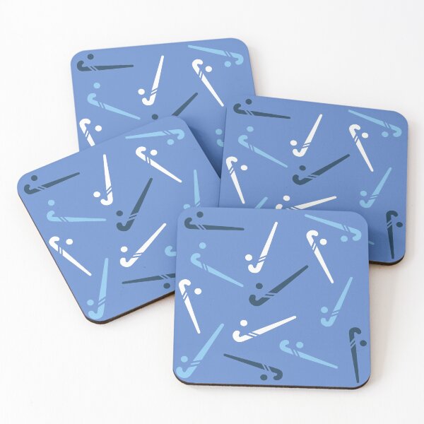 Item preview, small hockey stick blue designed and sold by hookfreaks.