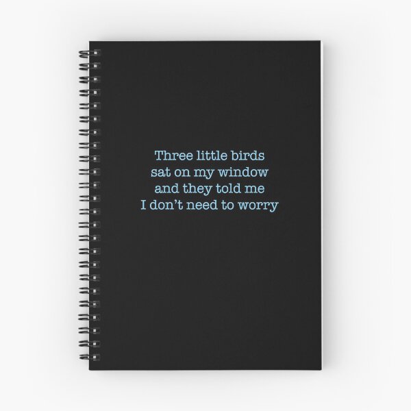Item preview, Three little birds sat on my window and they told me I don’t need to worry designed and sold by babidi90.