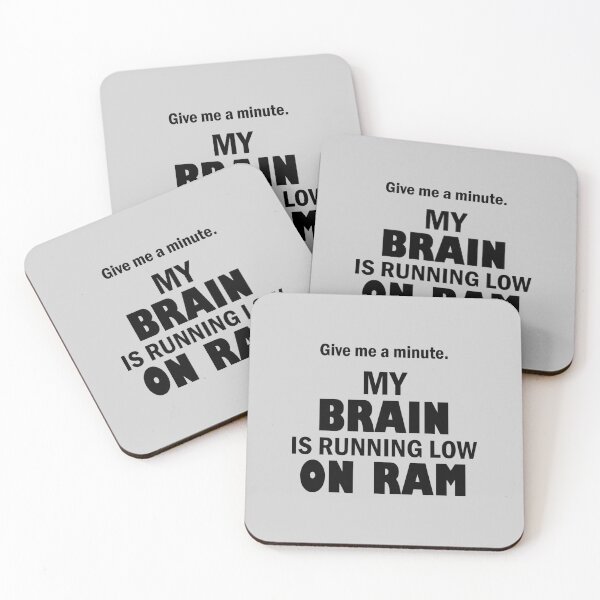 Item preview, Brain low on RAM designed and sold by Troy Green.