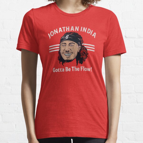 Jonathan India Cincinnati Reds Women's Backer Slim Fit T-Shirt - Ash