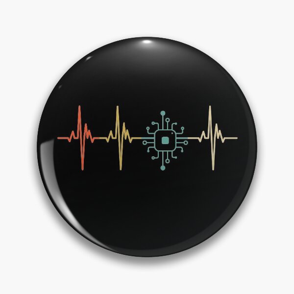 Item preview, CPU Heartbeat Retro Vintage designed and sold by RedQuality.