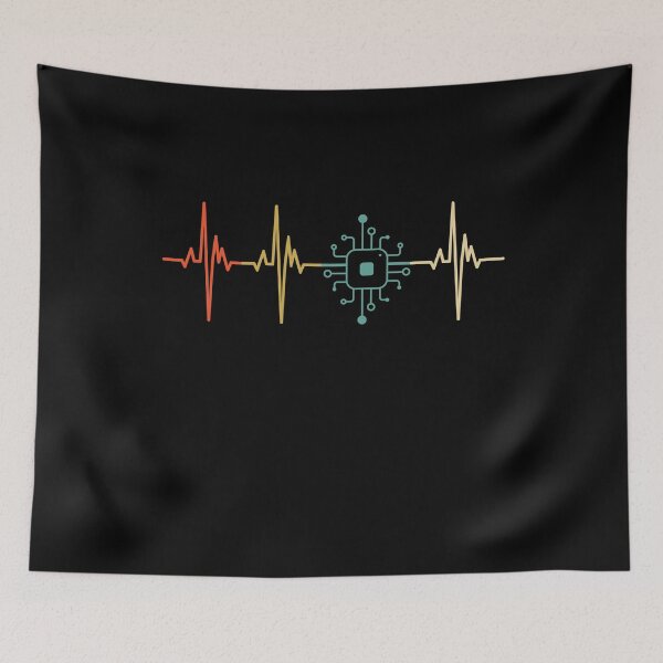 Item preview, CPU Heartbeat Retro Vintage designed and sold by RedQuality.