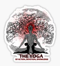 Yoga Life Sticker
