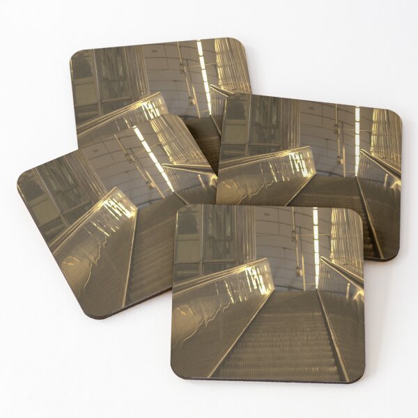 Item preview, Escalators of a subway station in Vienna designed and sold by Qwhack.