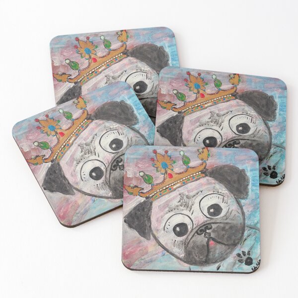 Item preview, The Pug King designed and sold by Katy Cable.