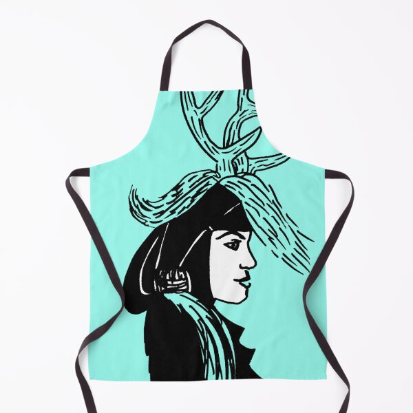 Item preview, Deer Woman - Turquoise Palette designed and sold by Niina Niskanen.