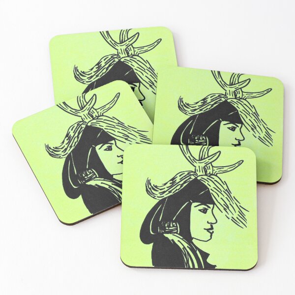 Item preview, Deer Woman - Spring Green Palette designed and sold by Niina  Niskanen.