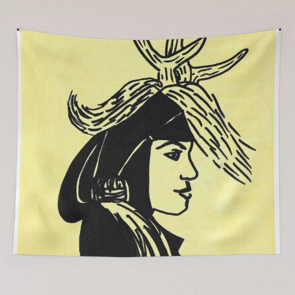 Item preview, Deer Woman - Warm Yellow Palette designed and sold by Niina  Niskanen.