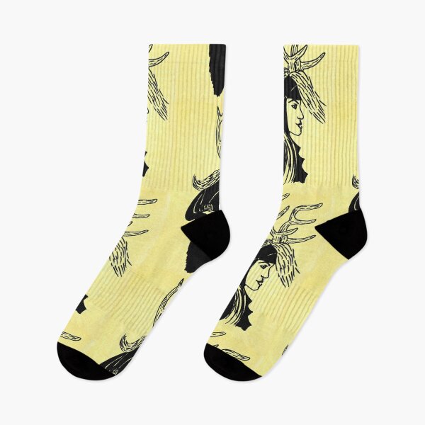 Item preview, Deer Woman - Warm Yellow Palette designed and sold by Niina  Niskanen.