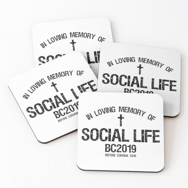 Item preview, IN LOVING MEMORY OF SOCIAL LIFE BEFORE CORONA 2019 designed and sold by Vitsson.