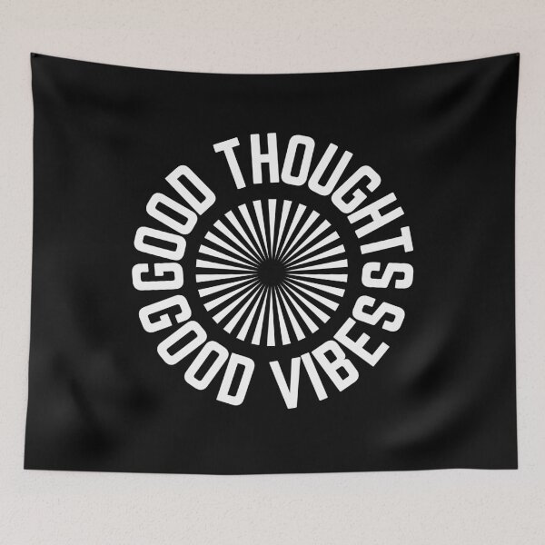 Item preview, Good Thoughts Good Vibes designed and sold by BeBetterDaily.