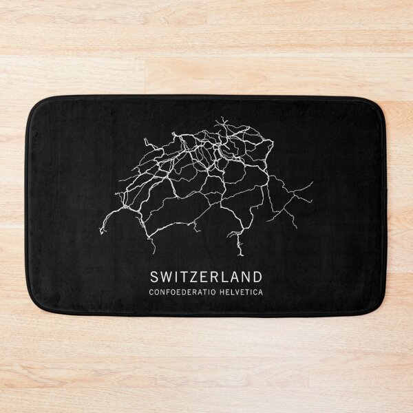 Item preview, Switzerland Road Map designed and sold by clarkstpress.