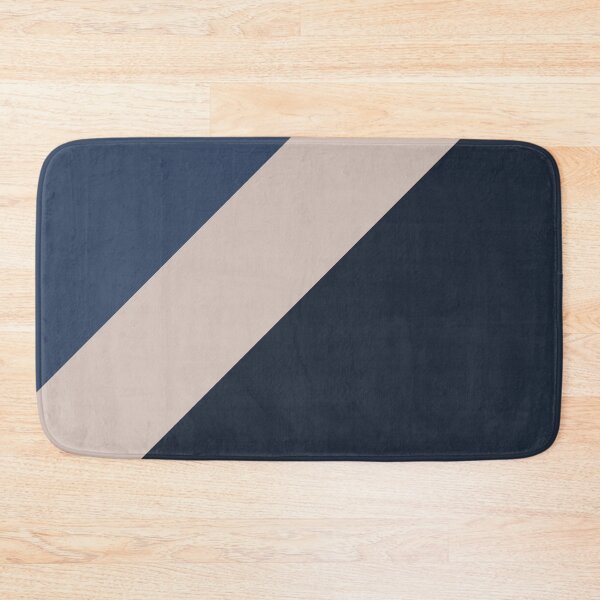 Item preview, Navy Blue and Beige Triangles - Geometric designed and sold by thelustrous.