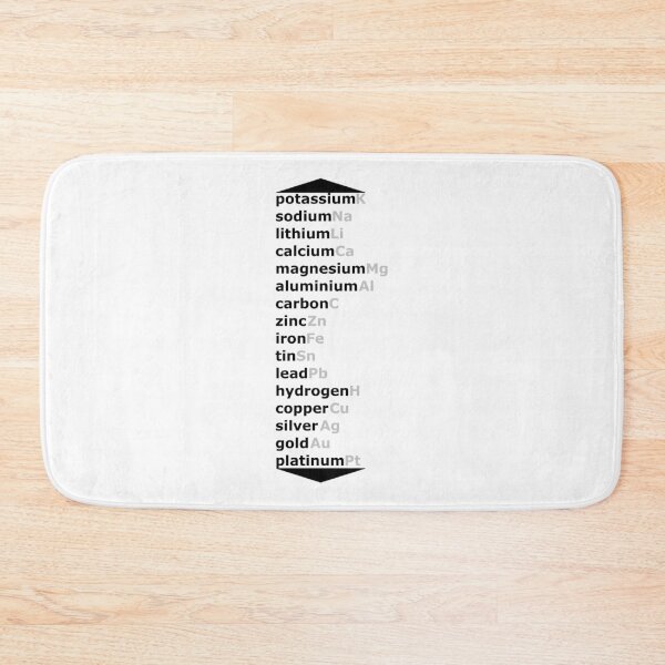 Item preview, Reactivity Series designed and sold by ChemisTees.