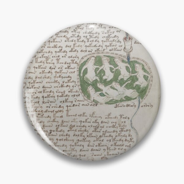 Voynich Manuscript. Illustrated codex hand-written in an unknown writing system Pin
