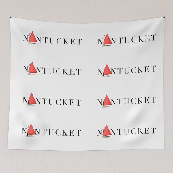 Item preview, Nantucket Island Sailboat Original Red designed and sold by rosieskies4ever.