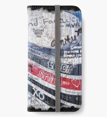 Elliott Smith Wand 2 iPhone Flip-Case/Hülle/Skin