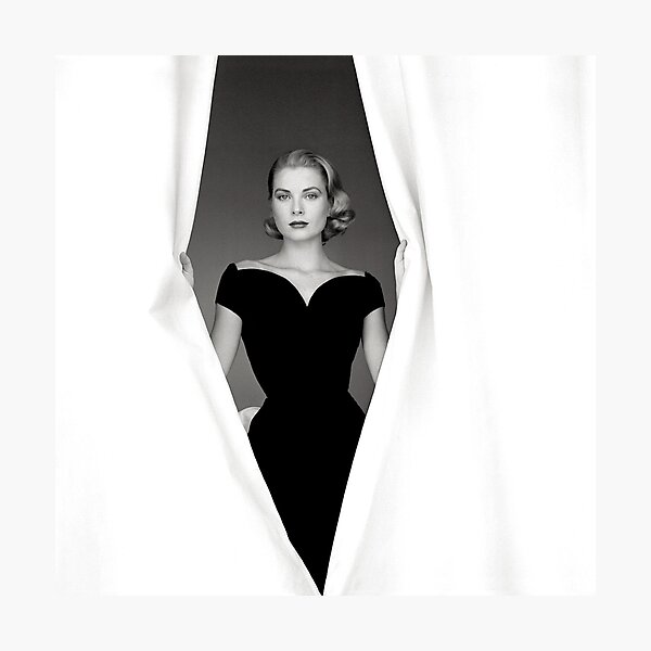 Grace Kelly curtains Photographic Print