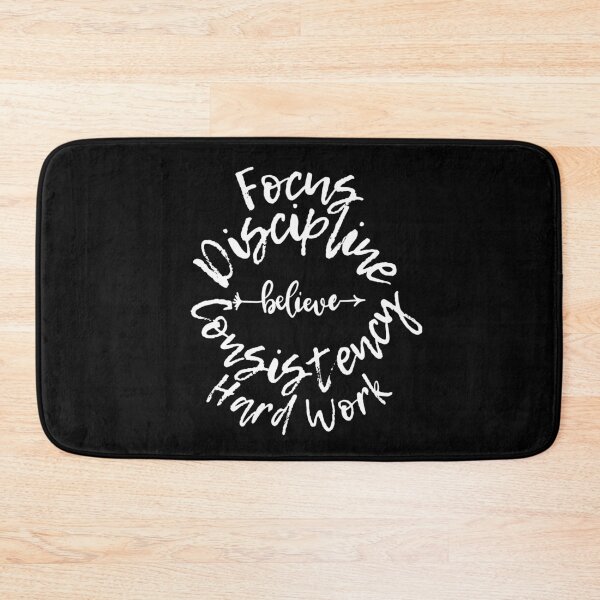 Item preview, Believe Focus Discipline Consistency Hard Work designed and sold by BeBetterDaily.
