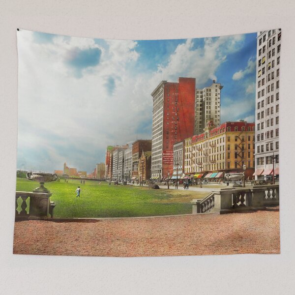 Item preview, City - Chicago IL - South Michigan Ave 1911 designed and sold by Mike Savad Photography.