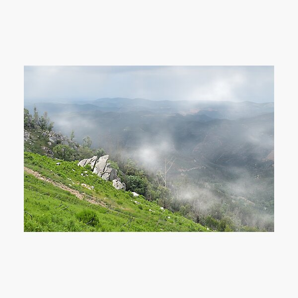 Item preview, Monchique Valley rocks and fog designed and sold by AngeloDeVal.