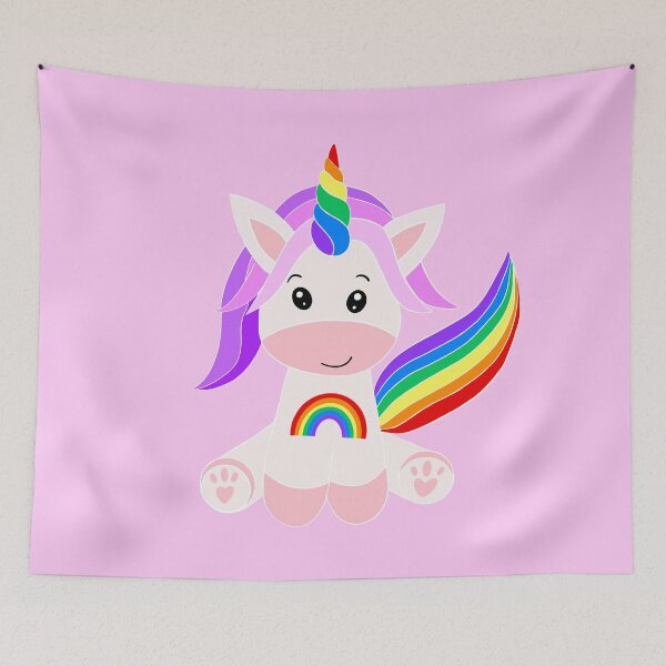 Item preview, Cute Rainbow Unicorn designed and sold by Orchyd.