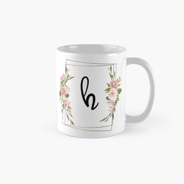 Item preview, Floral monogram letter H designed and sold by JustSeasons.