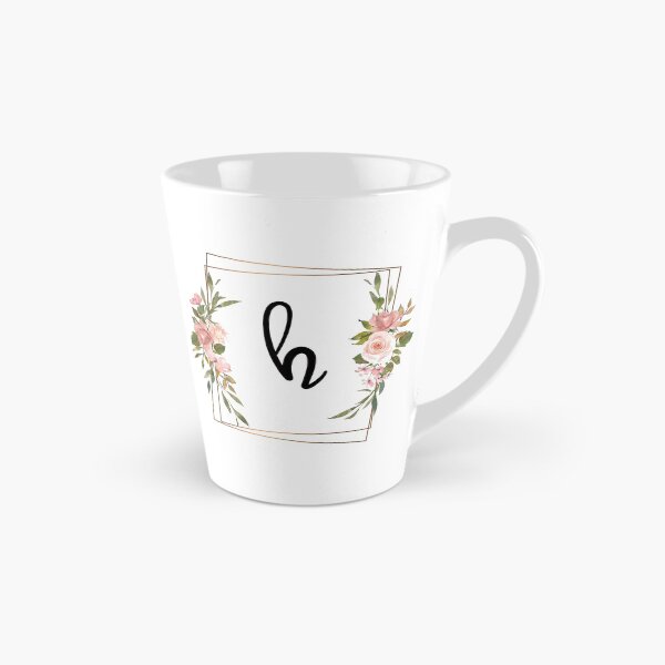 Aperçu de l'œuvre Lettre monogramme floral H créée et vendue par JustSeasons.