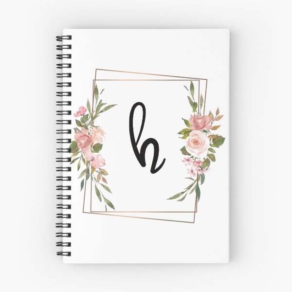 Item preview, Floral monogram letter H designed and sold by JustSeasons.