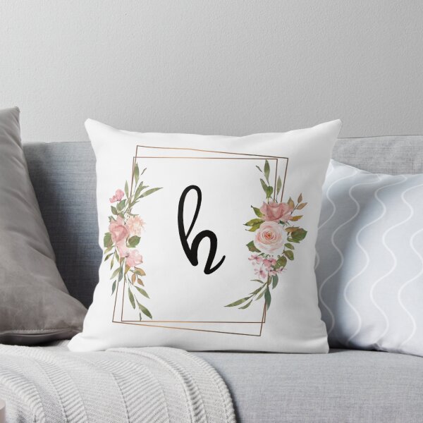 Item preview, Floral monogram letter H designed and sold by JustSeasons.