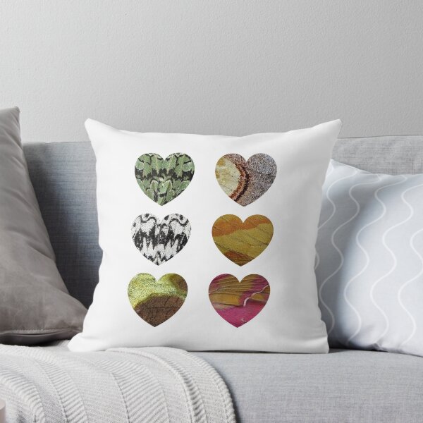 Item preview, Insect Moth Patterned Heart Design Throw Pillow/cushion  designed and sold by Donnam5044.