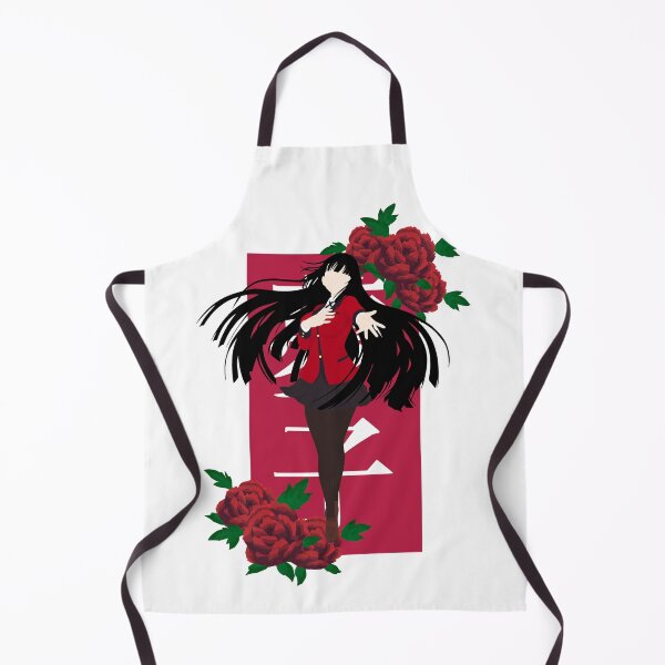 Item preview, Yumeko Jabami - Kakegurui minimalist anime print - floral version designed and sold by AnimeDesignX.