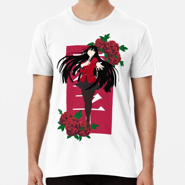 Item preview, Yumeko Jabami - Kakegurui minimalist anime print - floral version designed and sold by AnimeDesignX.