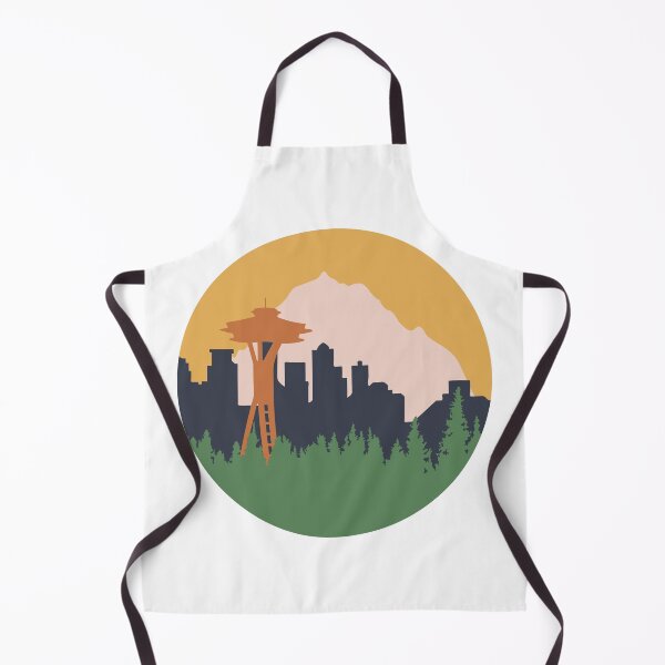 Item preview, Seattle Skyline - Space Needle & Mt. Rainier designed and sold by thecatsfractal.