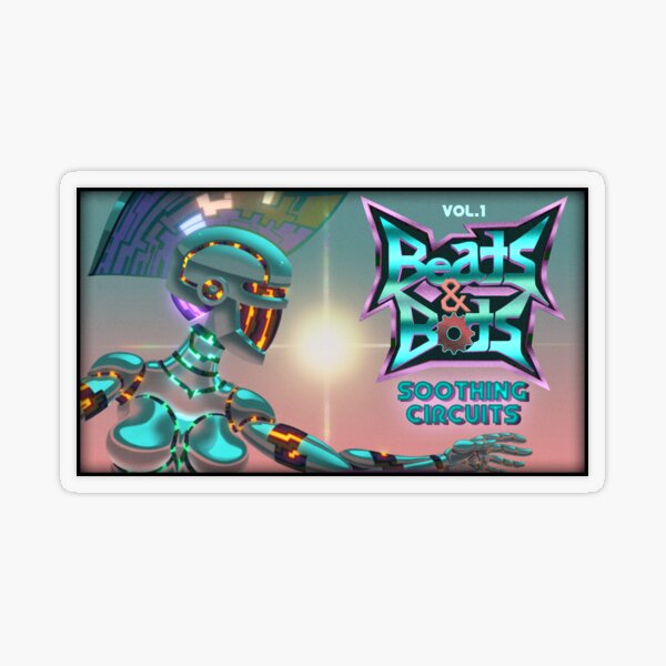 Beats & Bots - "Soothing Circuits" - YouTube Thumb Transparent Sticker