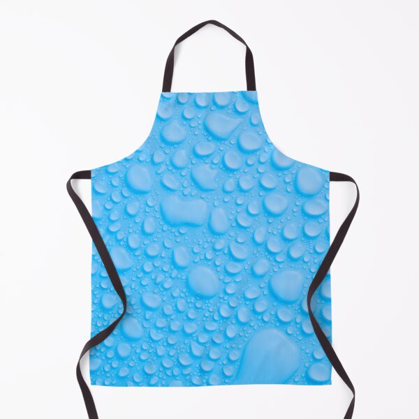 Artikelvorschau, Wassertropfen auf hellblauem, Regentropfen-Druck entworfen und verkauft von TGIYHome.
