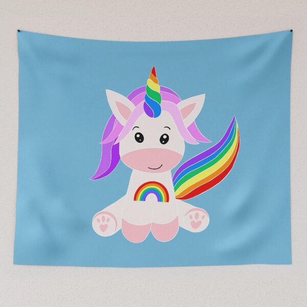 Item preview, Cute Rainbow Unicorn designed and sold by Orchyd.