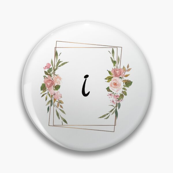 Item preview, Floral monogram letter i designed and sold by JustSeasons.