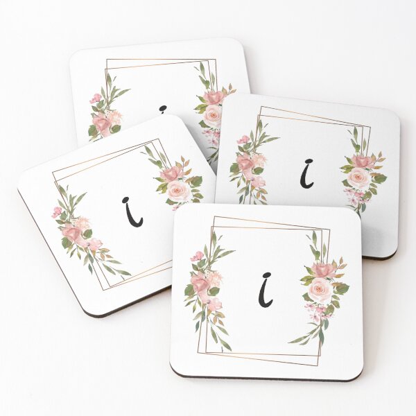 Item preview, Floral monogram letter i designed and sold by JustSeasons.