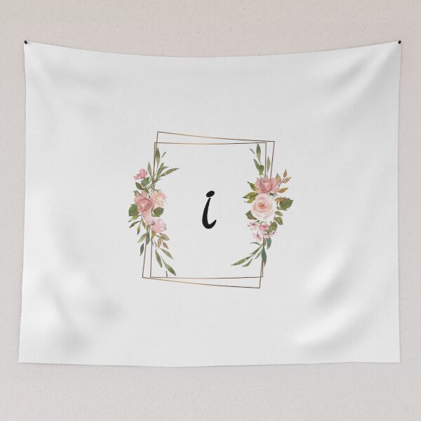 Item preview, Floral monogram letter i designed and sold by JustSeasons.