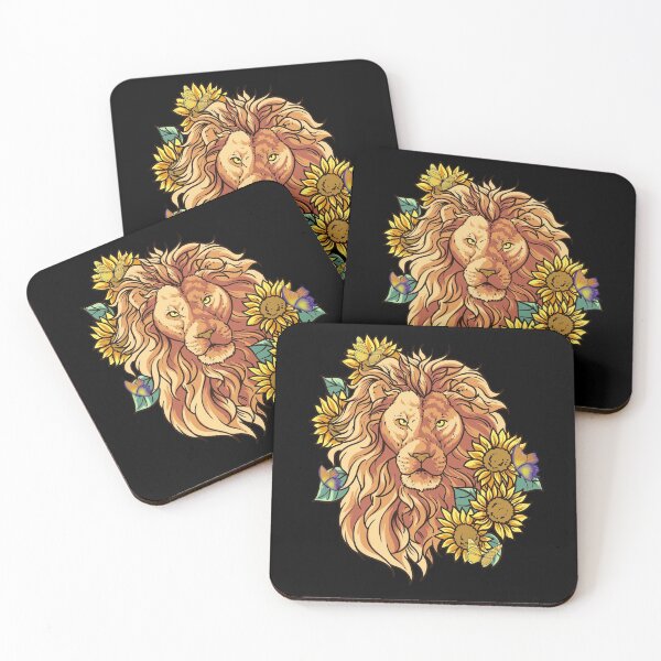 Item preview, Lion Mane and Sunflowers designed and sold by TexasMerch.
