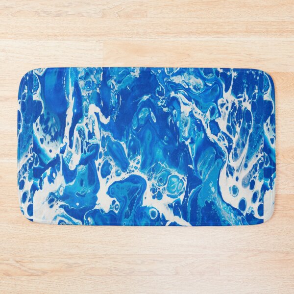 Item preview, Marbled Blue + White designed and sold by Dollfacedesign.