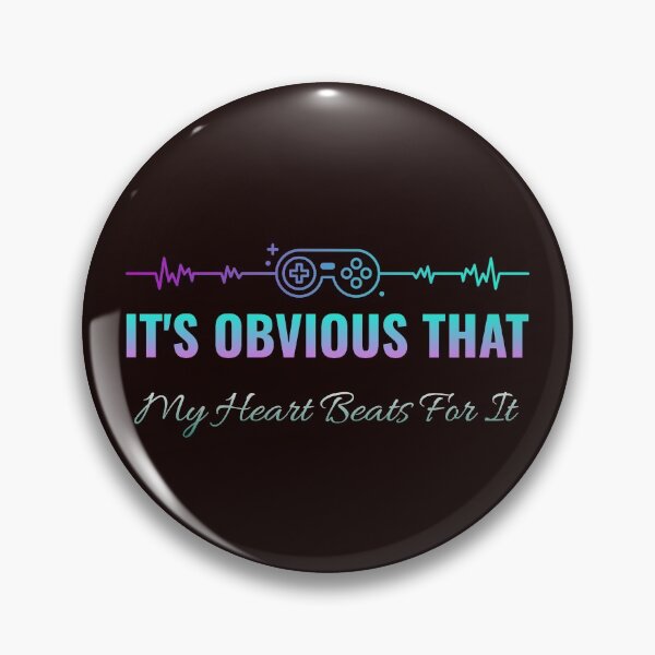 Item preview, Gaming. Its Obvious That My Heart Beats For It. designed and sold by Evartdesign.