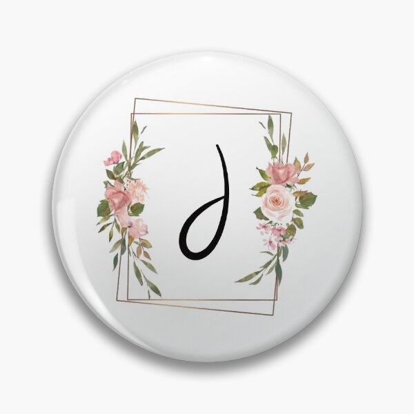 Item preview, Floral monogram letter J designed and sold by JustSeasons.